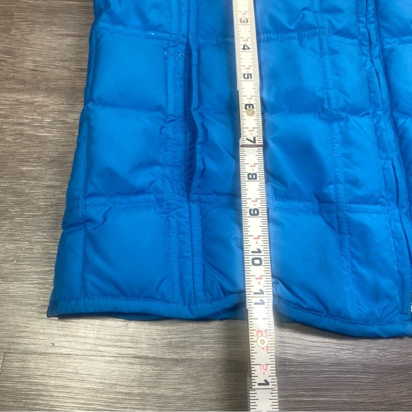 Royal Blue Quilted Puffer Vest with Stand-Up Collar - Picture 9 of 11